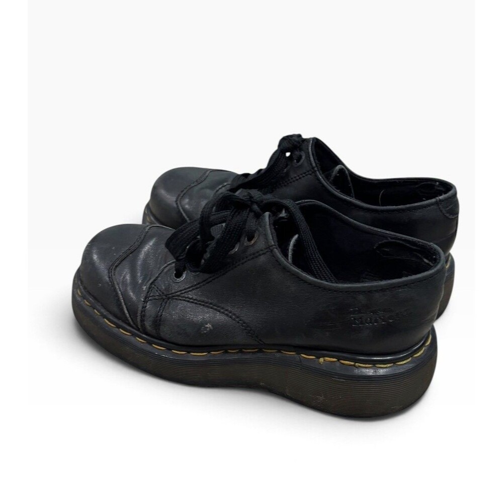 VTG Y2K Dr. Martens AirWair 8651 Brown Leather Oxford Shoes Chunky Platform